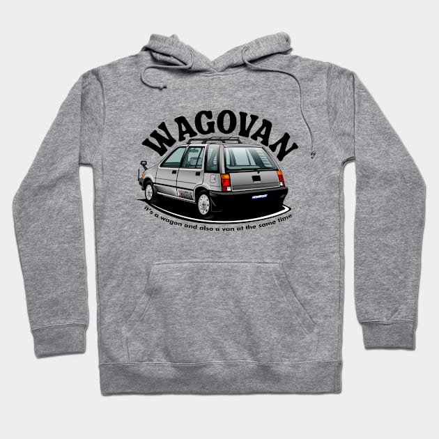 3G CIVIC WONDER WAGOVAN SHUTTLE Hoodie by hoodroot